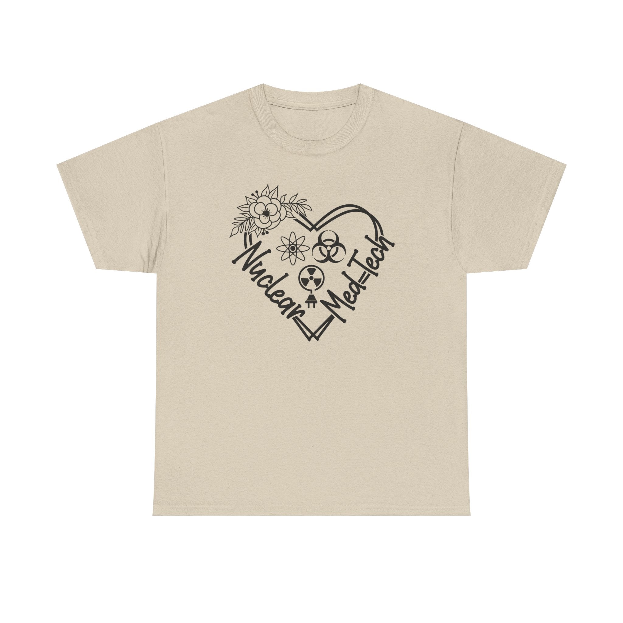 Nuclear MedTech Heart T-Shirt – Medical Tech Biohazard Pulse Graphic Tee