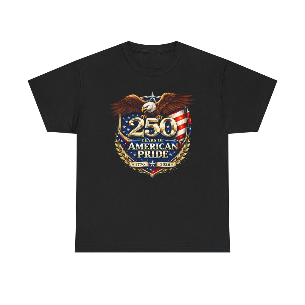 250 Years of American Pride T-Shirt — Patriotic Eagle 1776–2026 Celebration Tee