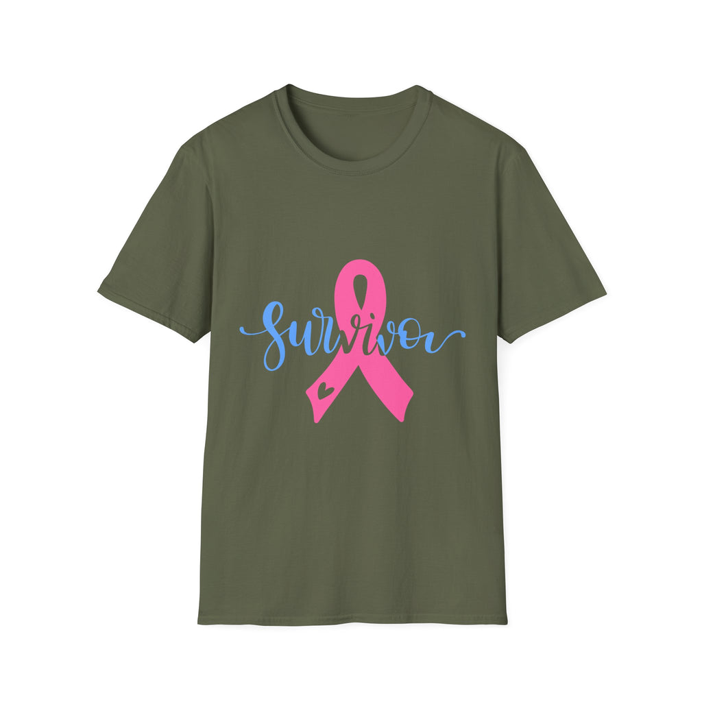 Breast Cancer Survivor T-Shirt — Pink Ribbon Survivor Tee