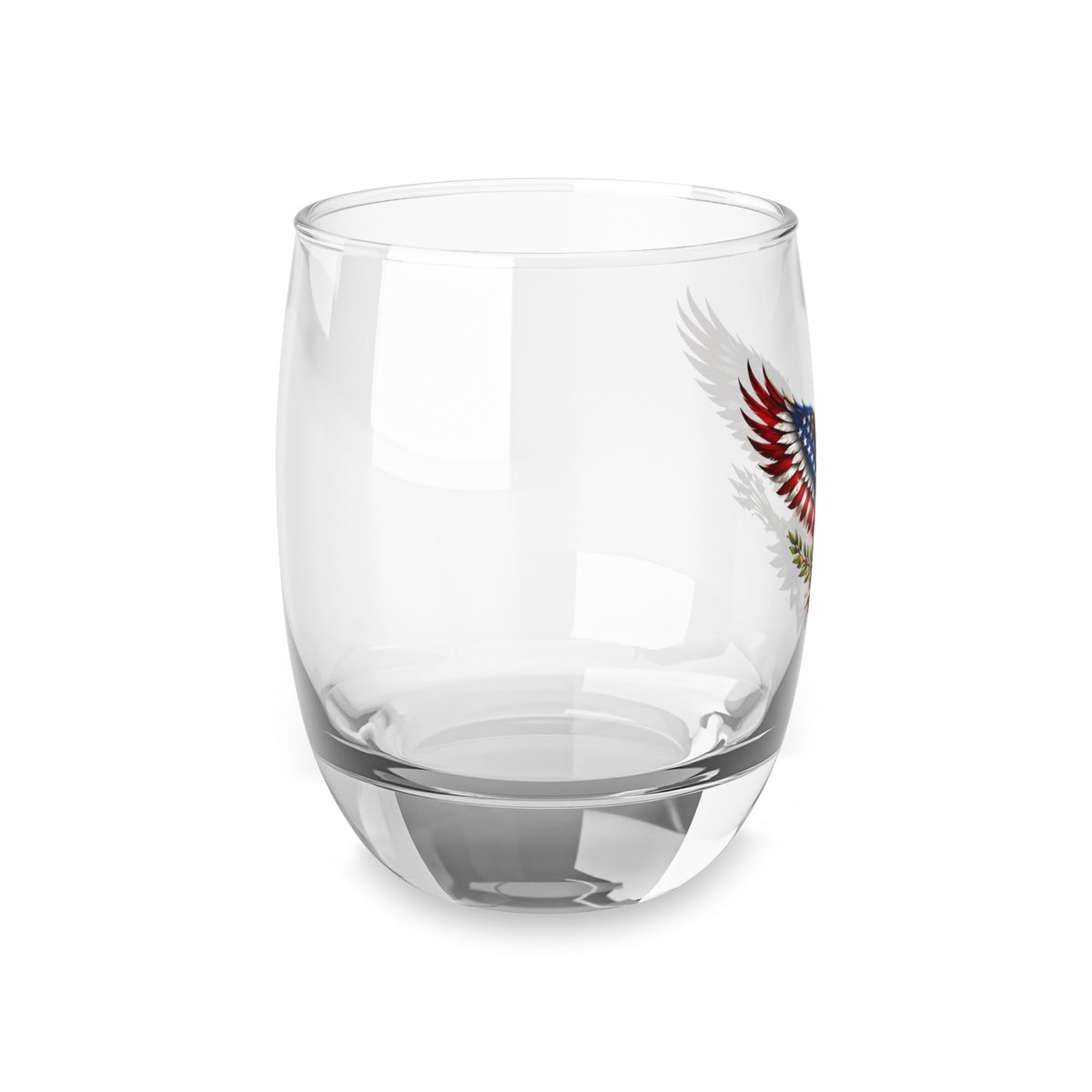 Whiskey Glass American Flas Eagle USA Patriotic