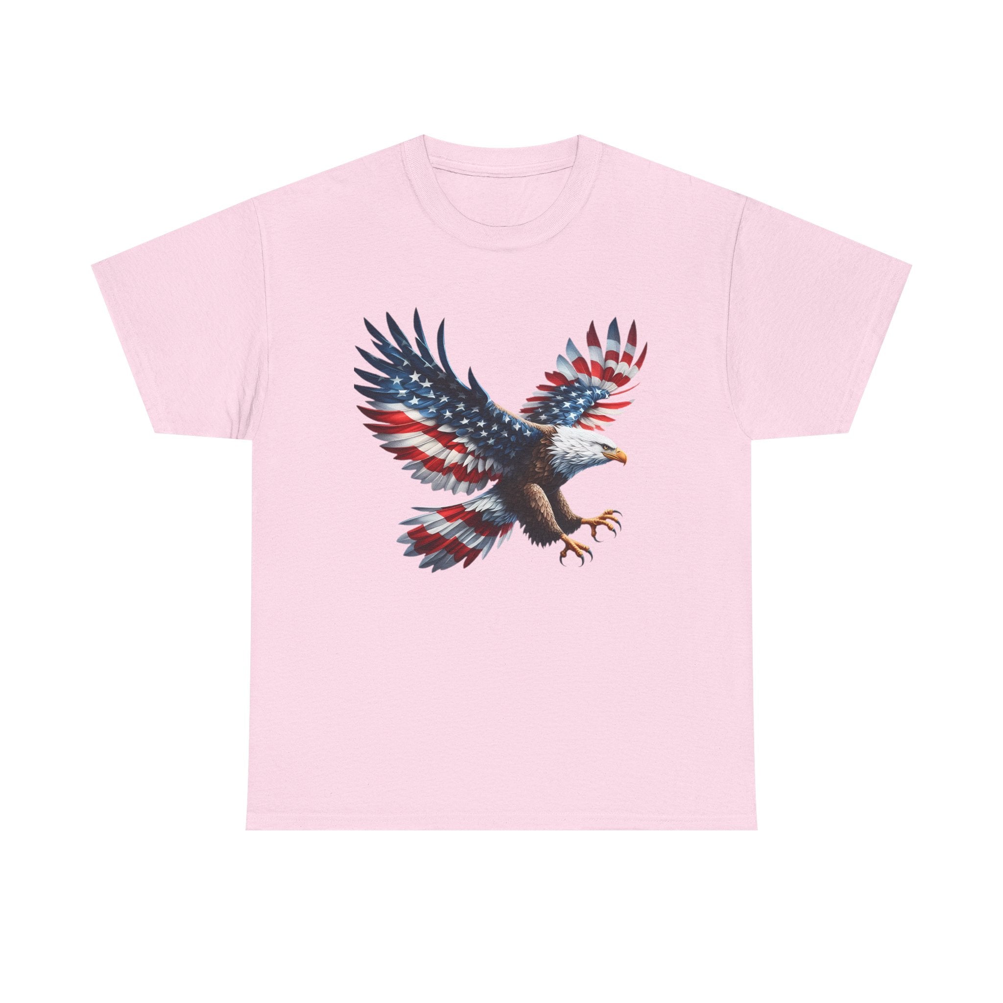 Eagle Flag T-Shirt — Patriotic Bald Eagle Graphic Tee