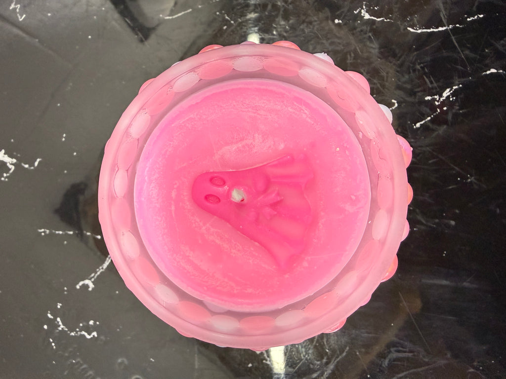 Breast Cancer Awareness Soy candle - scent varies - Soy grown in the USA - Random design/Color
